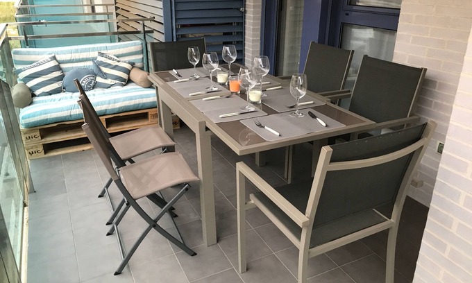 Cambrils Apartment | New Beachfront Retreat with Pool and Ocean View in Cambrils