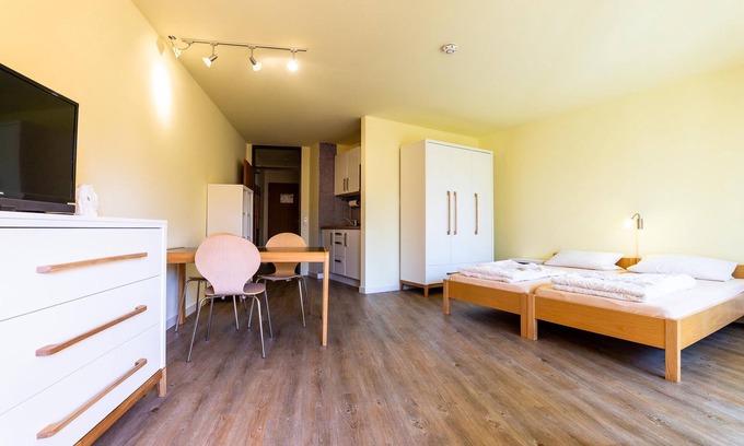 Immenstaad am Bodensee Apartment | Top-Rated 1-Room Apartment with Kitchen & Child-Friendly Access