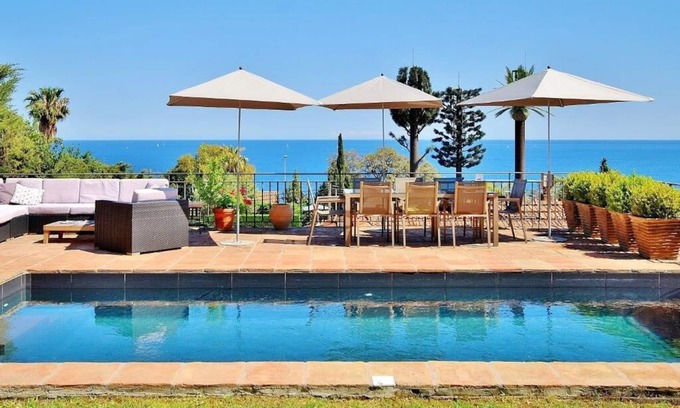 Vallauris Villa | Idyllic Villa with Pool and Ocean Views near Cannes