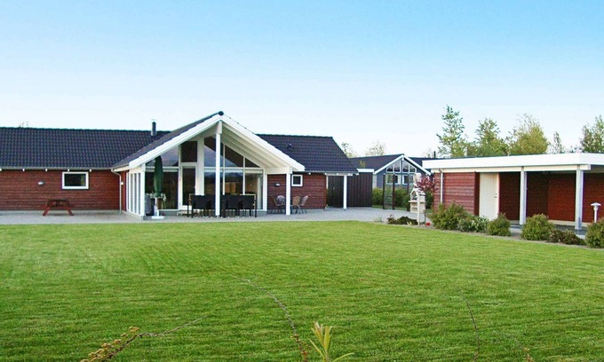 Idestrup House | Spacious 10-Person Holiday Home with Pool in Idestrup