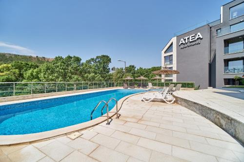 Kavarna Apartment | Beachfront ALDEA Complex with Pool & Ocean Views