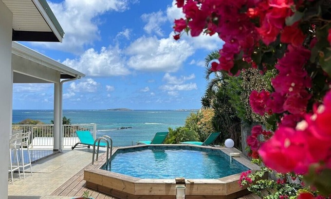 Le Robert Villa | Oceanfront Villa with Pool in Charming Fishing Village
