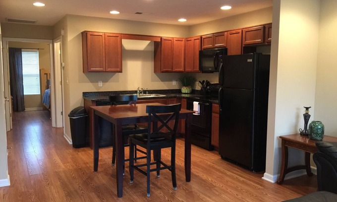 Elizabethtown Apartment | Peaceful Retreat: Pet-Friendly Stay in Prime Location