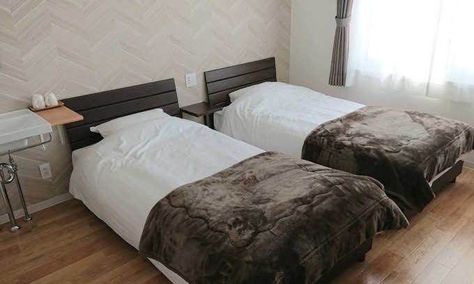 Sarabetsu Hotel | Comfortable Twin Room in Kasai-gun, Hokkaidō with Kitchen