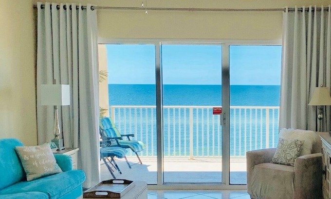 Gulf Shores Condo | Beachfront Bliss: Gulf View 2BD Condo with Large Balcony