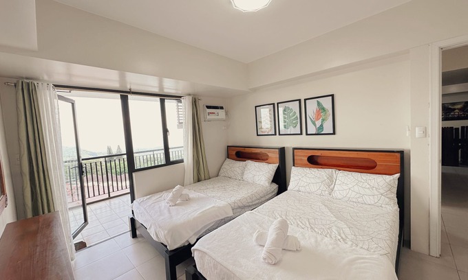 San Jose Condo | Relaxing 2BR Getaway with Breathtaking Taal View & Netflix