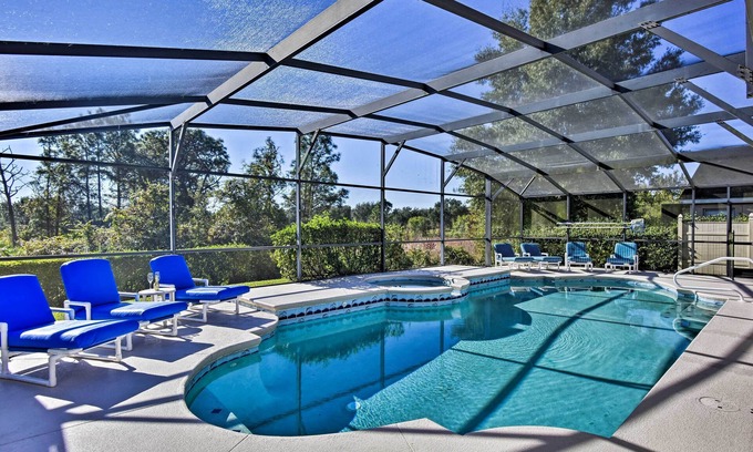 Orange Tree House | Inviting Clermont Home with Private Pool & Spa near Disney