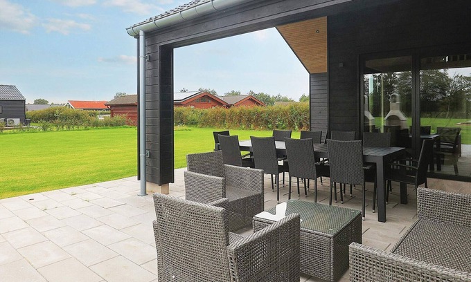 Idestrup House | Spacious 12-Person Holiday Home with Pool in Idestrup