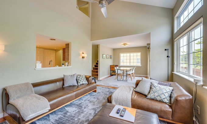 Arvada House | Bright Arvada Townhome with Deck, Grill & Family Amenities