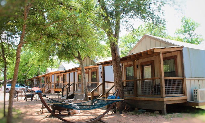 Seguin House | Discover Son's Geronimo - Birdhouse Cabin with Pool & Spa