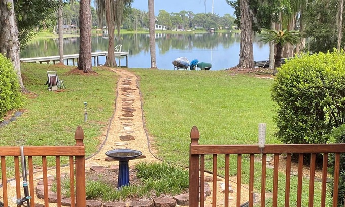 Keystone House | Tranquil Lakefront Retreat with Pool and Ocean Views