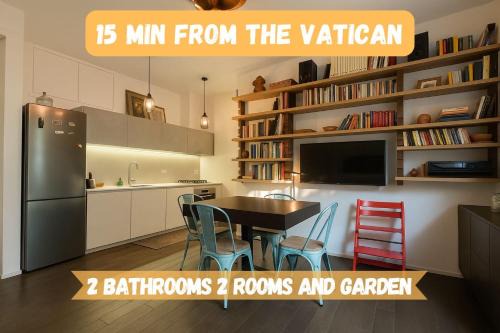 Rome Apartment | Relaxing Casa con Giardino Vaticano with Oceanfront Views