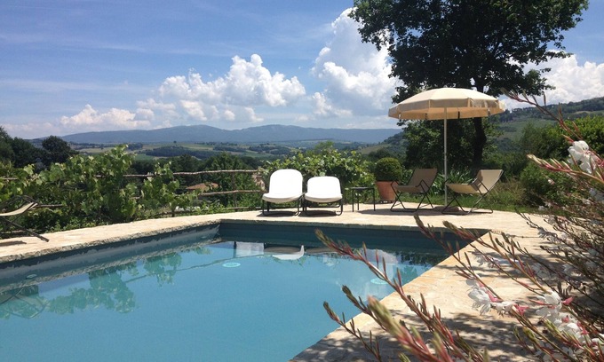 Todi House | Historic Tower Getaway with Spectacular Pool in Umbria