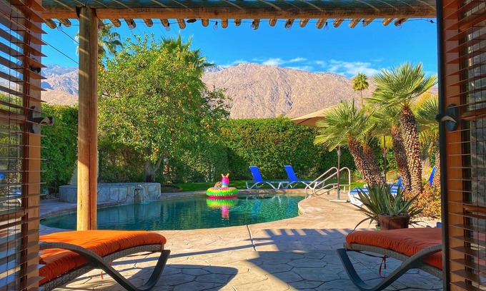 Tahquitz River Estates House | Unforgettable 17 Palms Oasis with Mountain Views & Spa