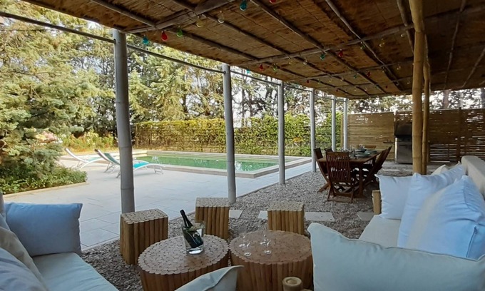 Meynes Other | Relaxing Farmhouse with Pool Near Avignon for Your Getaway