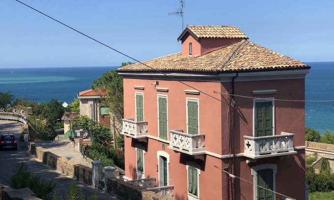 San Vito Chietino Villa | Villa Simone: Breathtaking Ocean View with Pool & Spa