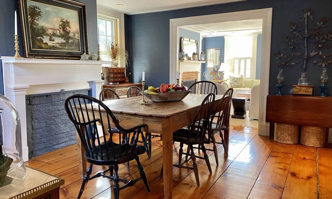 Greenport House | Idyllic 1820 Whaling Captain's Home with Ocean Views