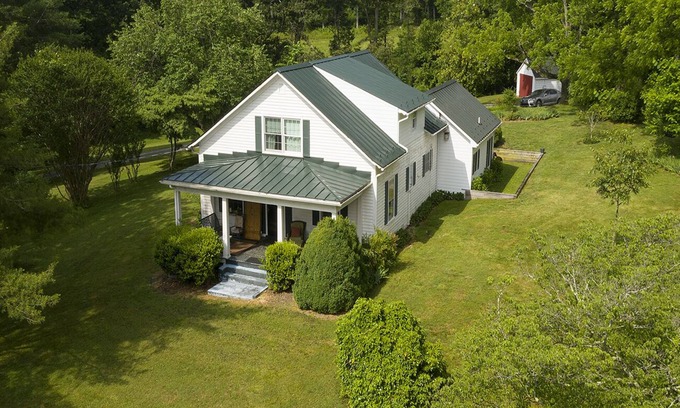 Roseland Other | Charming 1924 Farmhouse with Creek Views & Family Amenities