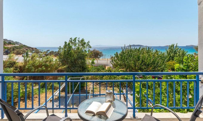 Kipri House | Seaview Perasma Studio: Guest Rated 10/10 with Oceanfront Views