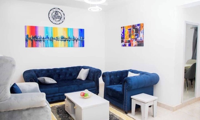 Alimosho Apartment | Cozy 1-Bedroom Retreat with Pool, Gym & Free Wi-Fi