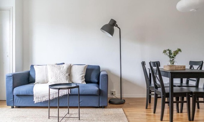 Etelainen District Apartment | Cozy 1BR Apartment with Patio in Family-Friendly Lauttasaari