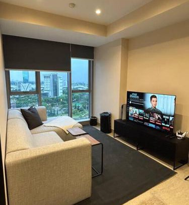 Bumi Serpong Damai Apartment | Stylish 1BR Branz BSD: PS5, King Bed & OLED TV Await!