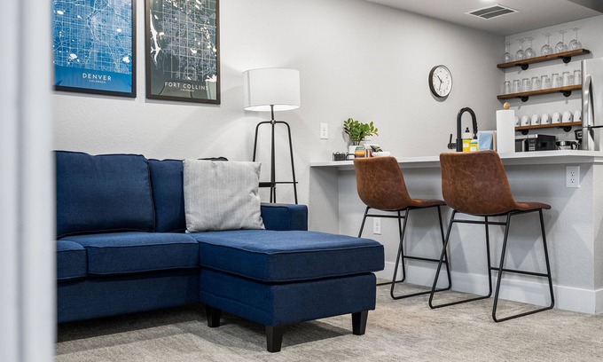 Villa Park Apartment | 1BR Getaway · Broncos, Light Rail, Red Rocks