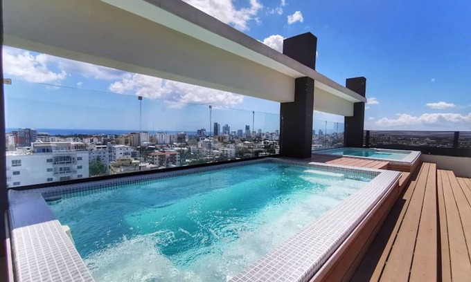 Santo Domingo House | Cozy 1BR Condo with Jacuzzi & Mountain Views