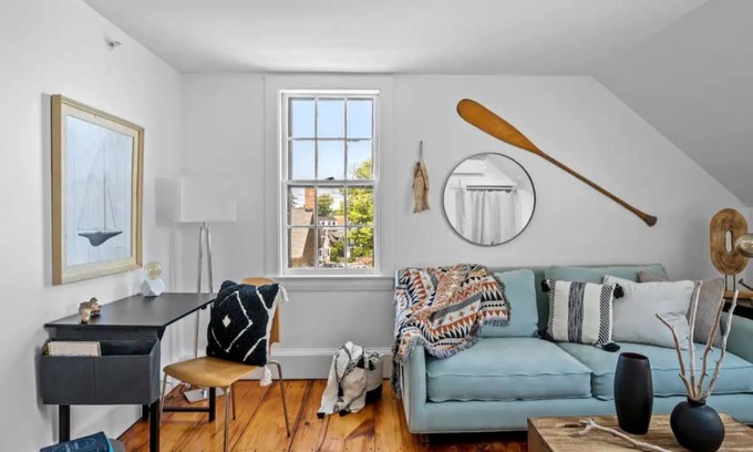 Rockport Apartment | Cozy 1BR Retreat with Ocean Views and Private Deck