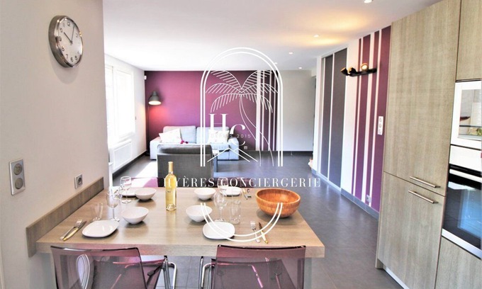 Le Pradet Apartment | Cozy 3-Room Hotel Near the Ocean with Free WiFi
