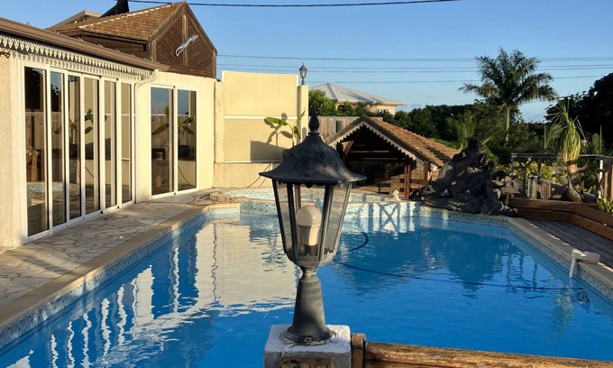 Saint-Louis Apartment | Private Villa Retreat with Pool and Spa near Sea & Mountains