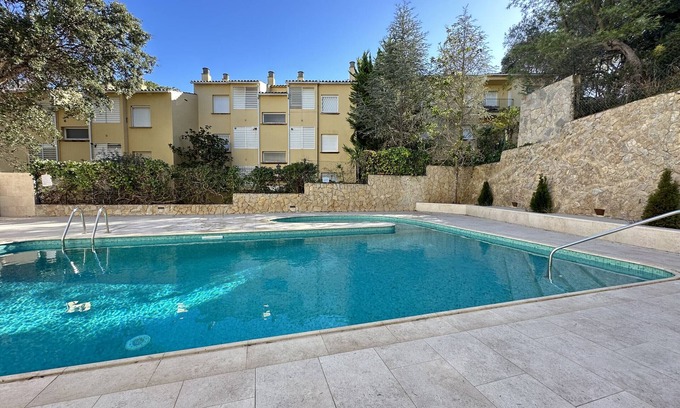 Calella de Palafrugell Apartment | Relax at 1OREN 01 - Poolside Apartment Steps from Llafranc Beach