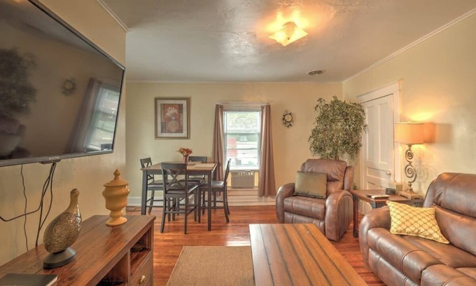 Oneonta Apartment | Top-Rated 1st Base Apt: Ideal for All Star Baseball Fans