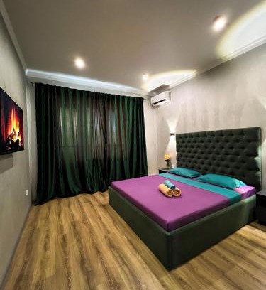 Aktobe Apartment | Stunning 2-Bedroom Apartment at BirGroup with Pool Access