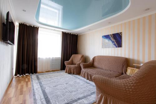 Kostanay Apartment | Cozy 2-Bedroom Apartment in Central Kazybaeva Street