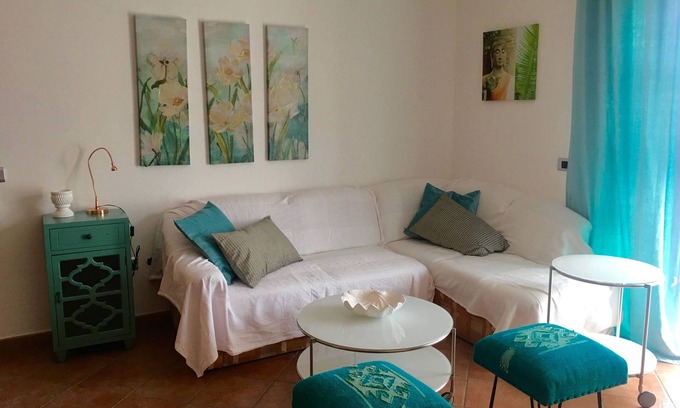 Playa San Juan Apartment | Bright Oceanfront Apartment for 2-3 in Playa San Juan
