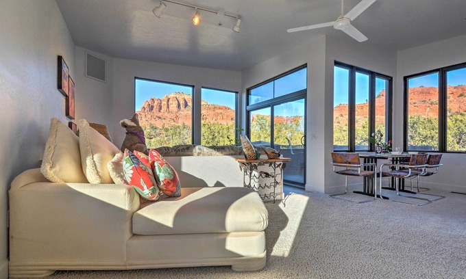 Sedona Apartment | Idyllic Sedona Casita with Breathtaking Red Rock Views