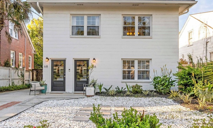 Charleston House | Exceptional 2 BDR Downtown Charleston Home with Spa Access