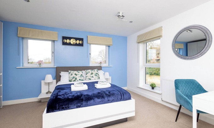 Wakefield Apartment | Modern Retreat with WiFi, Parking and Balcony Access
