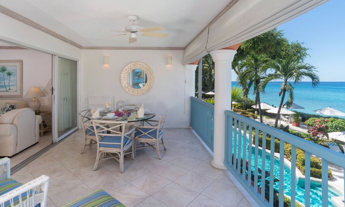 Sandy Lane Condo | 2 bed BEACHFRONT Apartment in Holetown, St. James