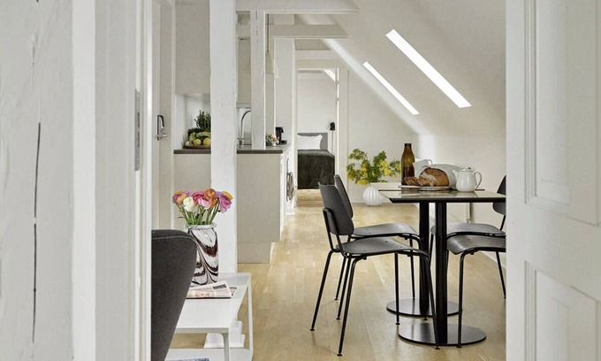 Copenhagen City Centre Apartment | Impressive 2 Bed Room Loft Apartment with Breakfast Included