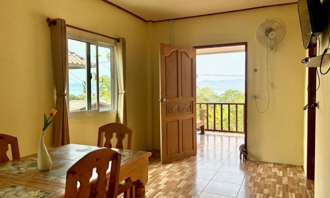 Ko Yao House | Family-Friendly 2 Bed Sunset Seaview House B with Great Views