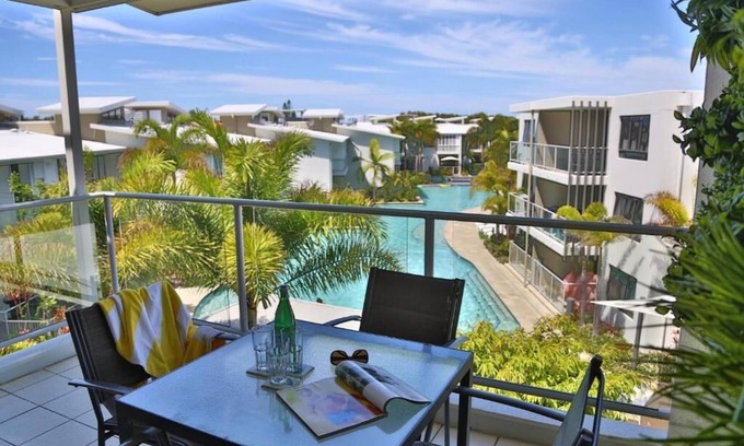 Marcoola Apartment | Family-Friendly 2 Bedroom Apartment with Pool & Spa Access