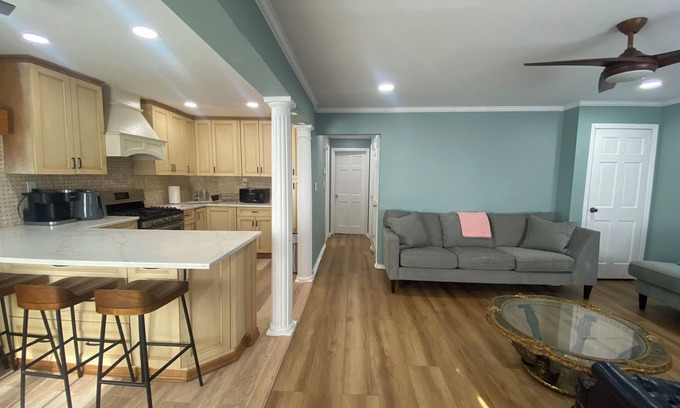 Elmont Apartment | 2 Bedroom Apartment Near UBS Arena, JFK, & NYC