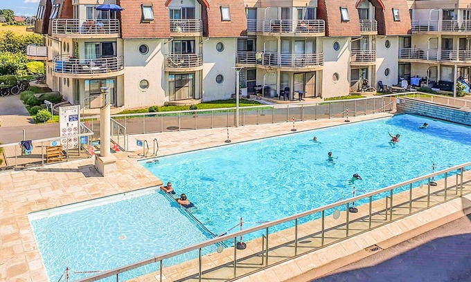 Bredene Apartment | Unwind at a Beachfront Retreat with Ocean Views