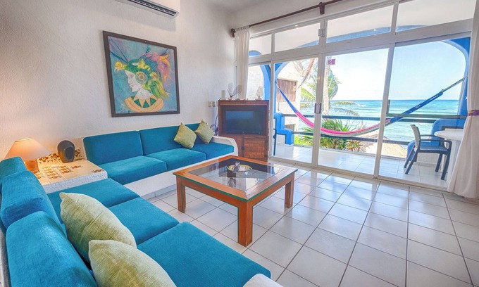Akumal Condo | Beachfront Bliss: Del Sol Condos with Pool & Ocean Views