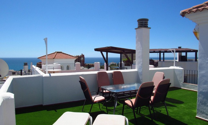 Torrequebrada Apartment | Beautiful 2 Bedroom Duplex Penthouse Steps from the Beach