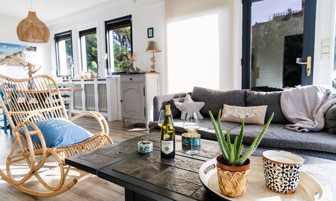 Barneville-Carteret House | Family Retreat with Garden Steps from Beach and Shops