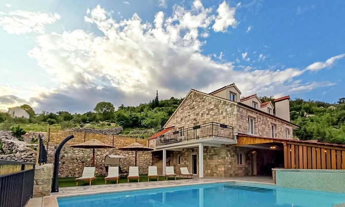 Srijane House | Relax in Srijane: Large Vacation Home with Pool & Spa