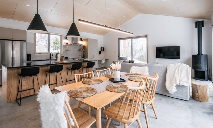 La Conception Ski Chalet | 2 Bedroom, Pet Friendly Forest Chalet With Hot Tub
